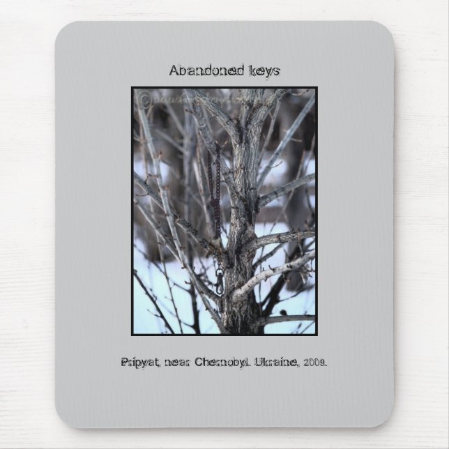 Abandoned keys, Chernobyl. Mouse Mat (Front)