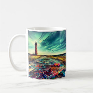 Abandoned Lighthouse Wreckage  Coffee Mug