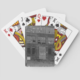 Abandoned Manufacturing Building Playing Cards