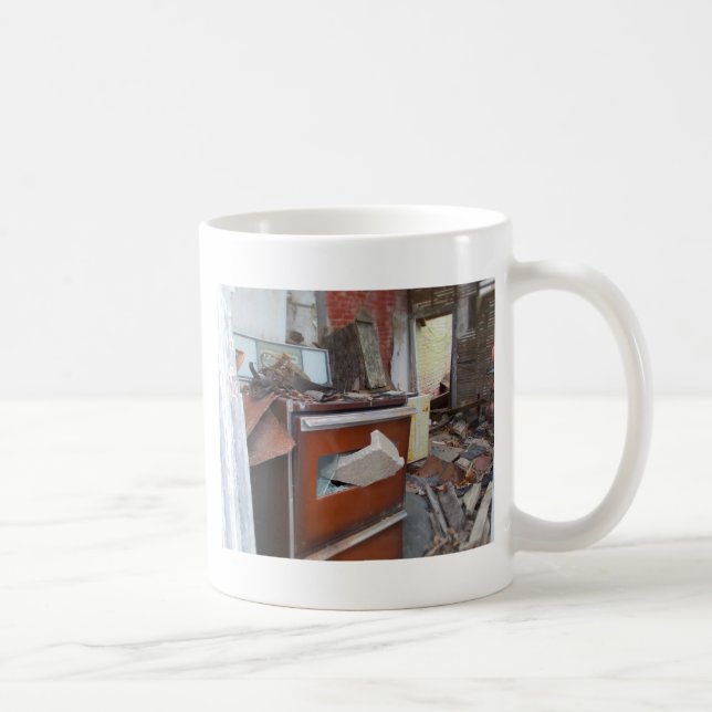 Abandoned Mess in Abandoned Business Coffee Mug (Right)