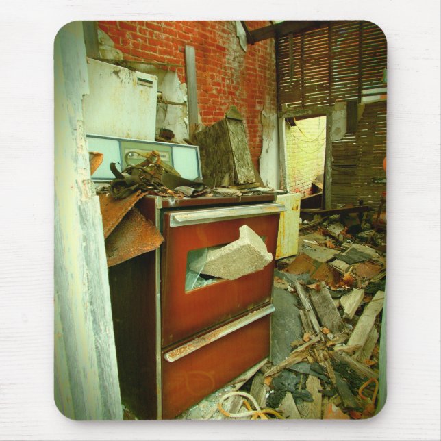 Abandoned Mess Mouse Mat (Front)
