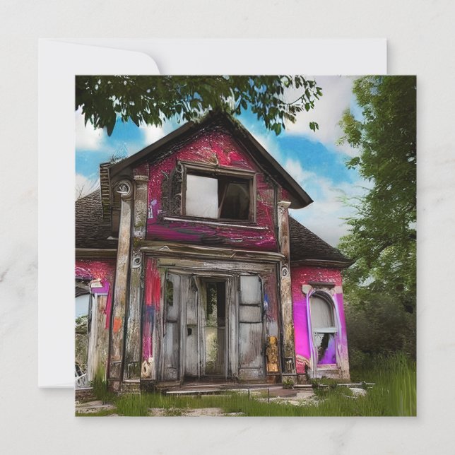 Abandoned Old Barn House near the Woods (Front)