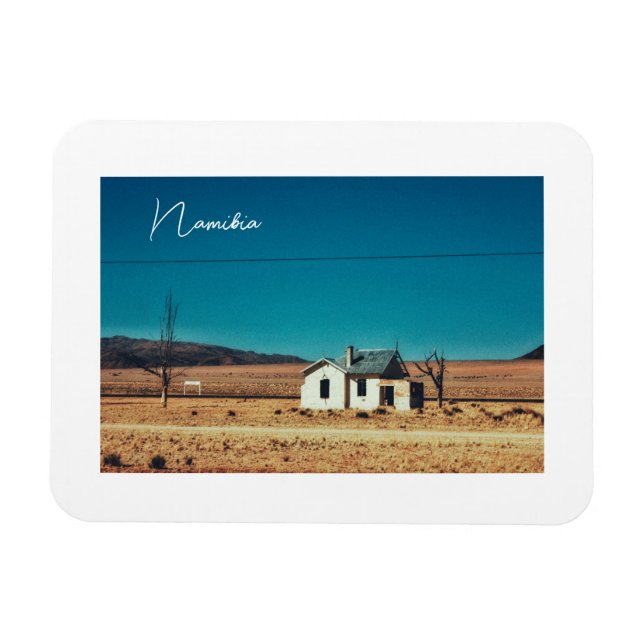 Abandoned Old Train Station in Namibia Magnet (Horizontal)