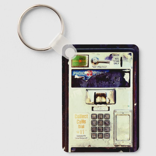 Abandoned Payphone Key Ring (Front)