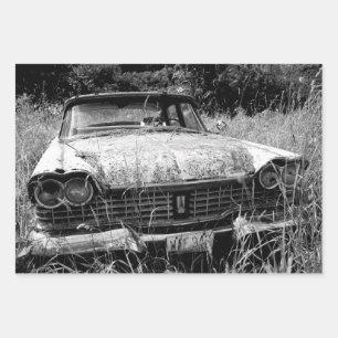 Abandoned Plymouth Car Photo Wrapping Paper