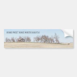 Abandoned Prairie Homestead In North Dakota #3B Bumper Sticker
