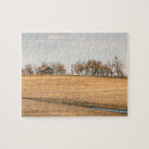 Abandoned Prairie Homestead In North Dakota #3B Jigsaw Puzzle