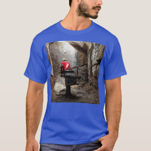 Abandoned Prison Barber Shop Chair by SparklePyre T-Shirt