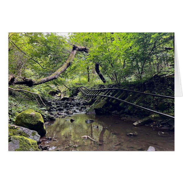 Abandoned Railroad Card (Front Horizontal)