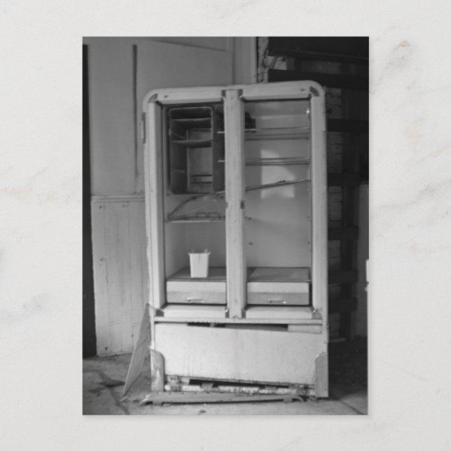 Abandoned Refrigerator Postcard (Front)