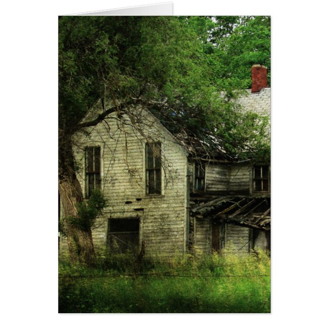 Abandoned Rural Missouri House Birthday (Front)