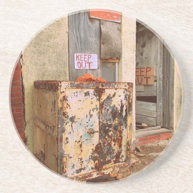 Abandoned Safe Coaster (Front)