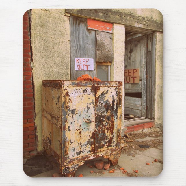 Abandoned Safe Mouse Mat (Front)