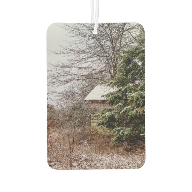 Abandoned Shed Car Air Freshener (Back)