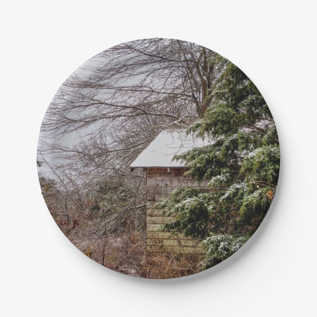 Abandoned Shed Paper Plate (Front)