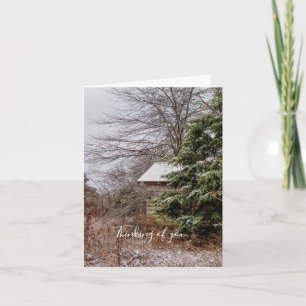 Abandoned Shed Thinking Of You Card