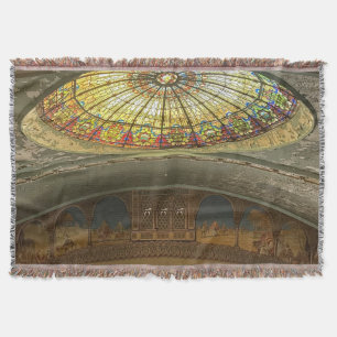 Abandoned Shrine Throw Blanket