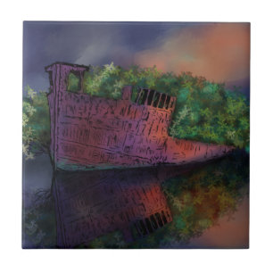 Abandoned SS Ayrfield Ceramic Tile