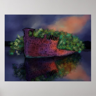 Abandoned SS Ayrfield  Poster