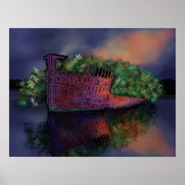 Abandoned SS Ayrfield  Poster (Front)