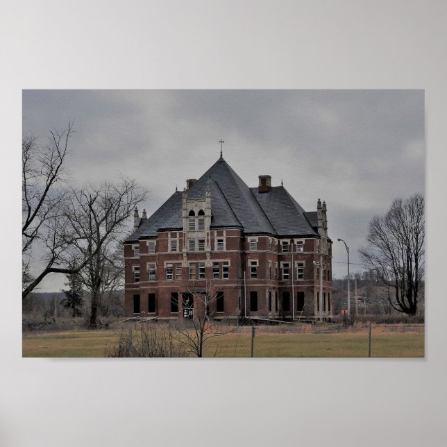 Abandoned State Hospital Poster (Front)