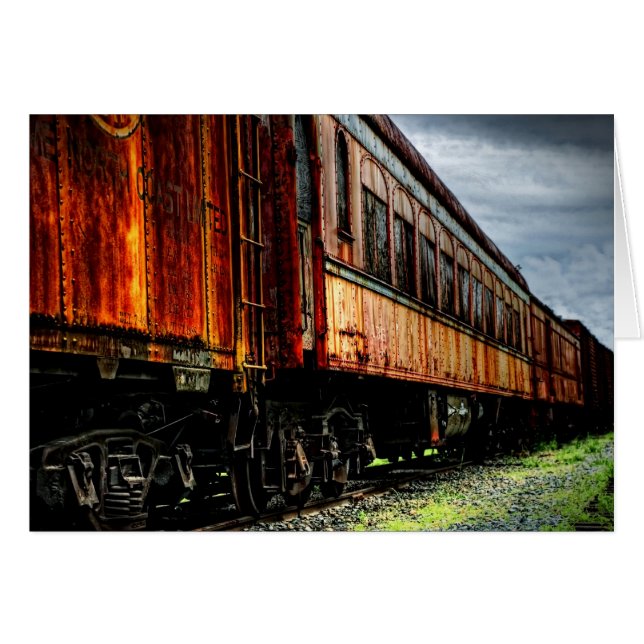 Abandoned Train - Blank Card (Front Horizontal)
