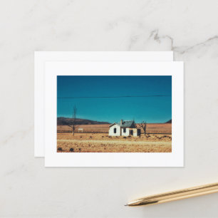 Abandoned Train Station in Namibia Postcard
