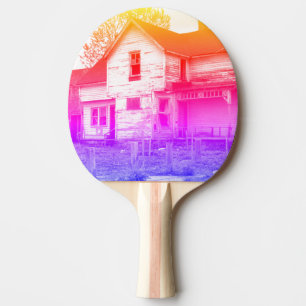 Abandoned Two Story House Ping Pong Paddle