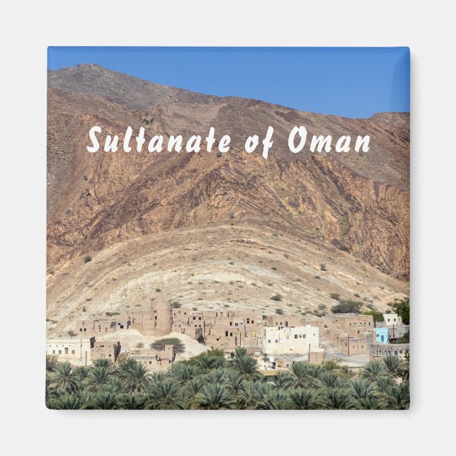 Abandoned Village Birkat Al Mawz - Oman Magnet (Front)