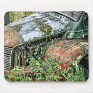Abandoned Vintage Truck Mouse Mat