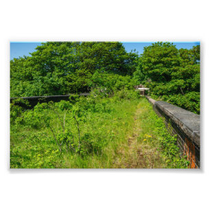 Abandoned Whitacre Mill Viaduct, Huddersfield Photo Print