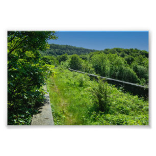 Abandoned Whitacre Mill Viaduct, Huddersfield Photo Print