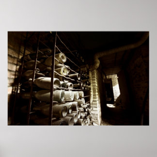 Abandoned Wine Cellar Poster