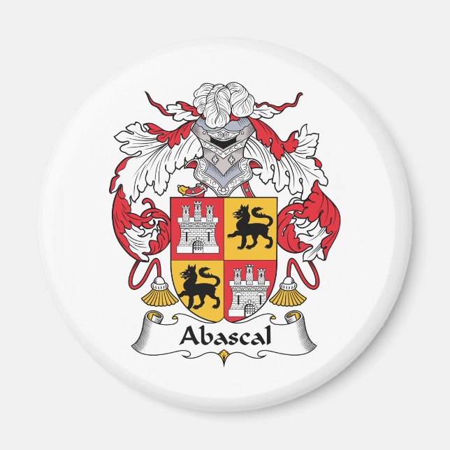 Abascal Family Crest Magnet (Front)