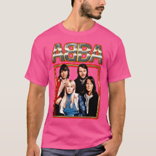 ABBA Group Photo Design For Music Lovers retro ret T-Shirt