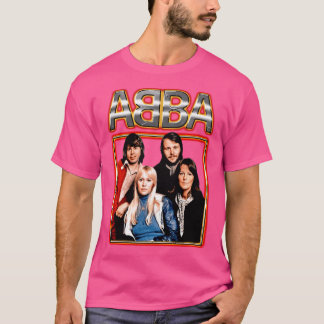 ABBA Group Photo Design For Music Lovers retro ret T-Shirt