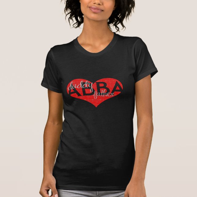 Abba Heart T-Shirt (Front)