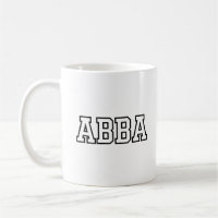 Abba Name Typography Design