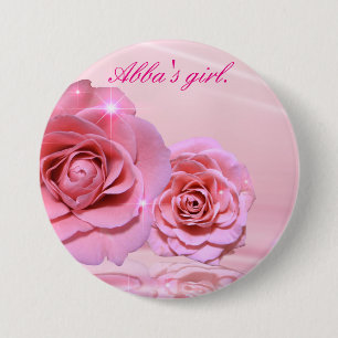 Abba's girls 7.5 cm round badge