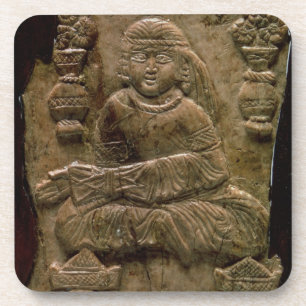 Abbasid Plaque, Iraq or Iran, 12th century (ivory) Coaster