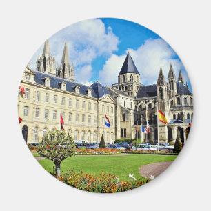 Abbaye Aux Hommes, Caen, Calvados, Normandy, Franc Magnet
