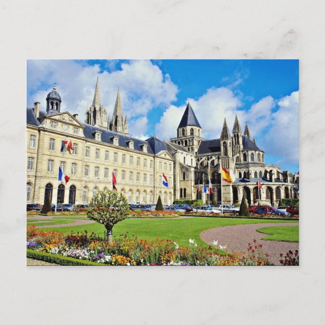 Abbaye Aux Hommes, Caen, Calvados, Normandy, Franc Postcard (Front)