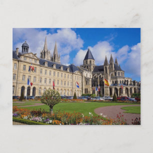Abbaye Aux Hommes, Caen, Calvados, Normandy, Franc Postcard