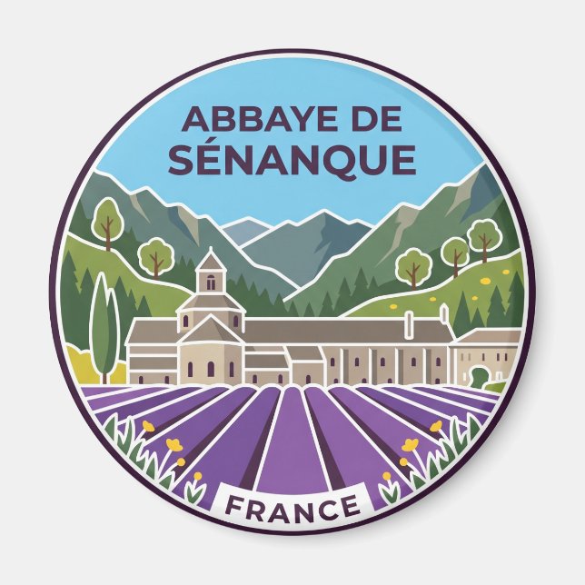 Abbaye de Sénanque France Magnet (Front)