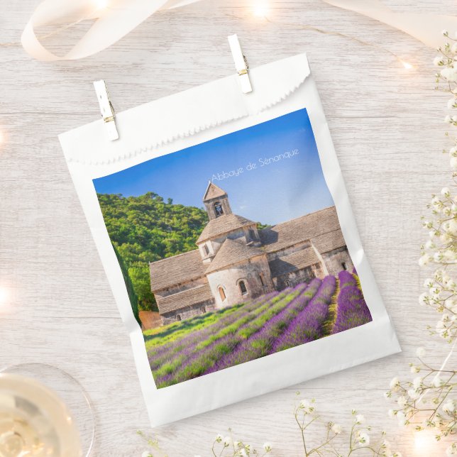 Abbaye de Sénanque in Provence Favour Bags (Clipped)