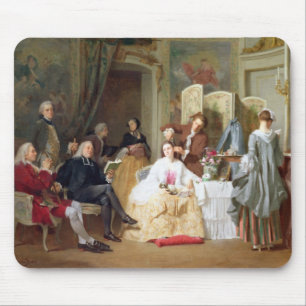 Abbe Prevost reading 'Manon Lescaut', 1856 Mouse Mat