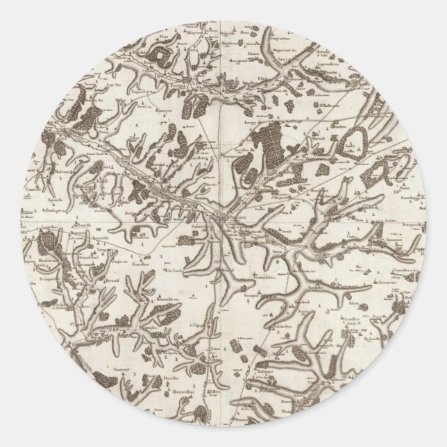 Abbeville Classic Round Sticker (Front)