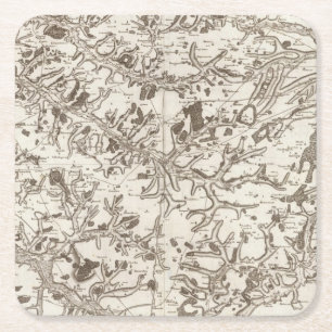 Abbeville Square Paper Coaster