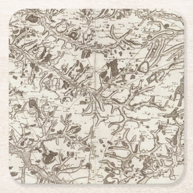 Abbeville Square Paper Coaster (Front)