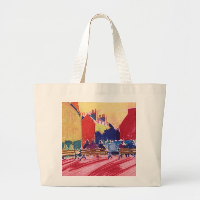 Abbey Churchyard Bath Large Tote Bag (Front)